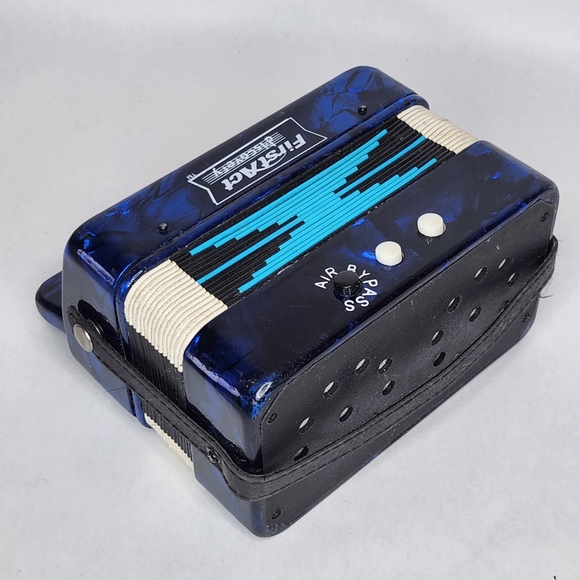 First Act Discovery Accordion Toy Royal Blue Sparkle - Picture 3 of 4